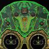 Bomberg Bolt-68 Heritage Cyber Skull Green BS45CHPBA.072-1.12