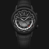 Raymond Weil Freelancer Men's GMT Worldtimer Black Leather Watch 2765-BKC-20001