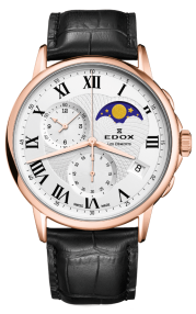 Edox Les Bémonts Chronograph Moon Phase 01651-37R-AR