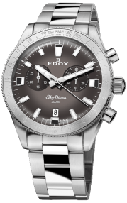 Edox Skydiver Chronograph 10116-3-GRIDN