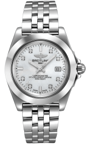 Breitling Galactic 32 Sleek Steel - Mother-Of-Pearl Diamonds W71330121A1A1