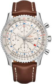 Breitling Navitimer Chronograph GMT 46 Steel - Silver A24322121G1X1