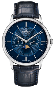 Edox Les Bémonts Moon Phase Complication 40002-3-BUIN