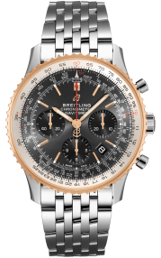 Breitling Navitimer B01 Chronograph 43 Steel & Red Gold - Stratos Gray UB0121211F1A1