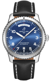Breitling Aviator 8 Automatic Day & Date 41 Steel - Blue A45330101C1X1