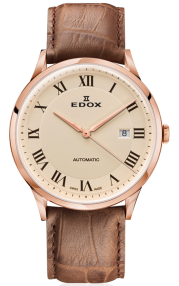 Edox Les Vauberts Automatic Date 80106-37RC-BER