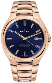 Edox Les Bémonts Ultra Slim Date Automatic 80114-37R-BUIR