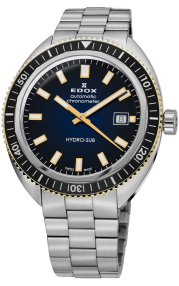 Edox Hydro-Sub Date Automatic Chronometer 80128-357JNM-BUDD