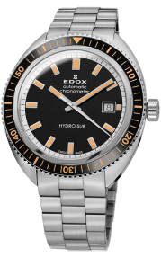 Edox Hydro-Sub Date Automatic Chronometer 80128-3NBM-NIB