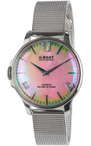U-Boat Rainbow 38 Pink SS Bracelet 8472/MT