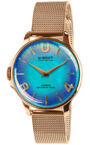 U-Boat Rainbow 38 Blue IP Gold Bracelet 8475/MT