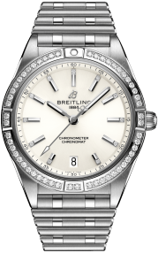 Breitling Chronomat Automatic 36 Stainless Steel Gem-set White A10380591A1A1