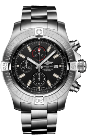 Breitling Super Avenger Chronograph 48 Stainless Steel Black A13375101B1A1