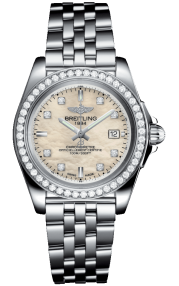 Breitling Galactic 32 Sleek Steel - Mother-Of-Pearl Diamonds A71330531A1A1
