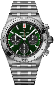 Breitling Chronomat B01 42 Stainless Steel - Green AB0134101L1A1