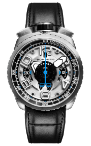 Bomberg Bolt-68 Silver Automatic Chronograph 47mm BS47CHASS.041-5.3