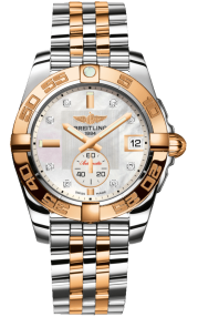 Breitling Galactic 36 Automatic Steel & Rose Gold - Pearl Diamond C37330121A2C1