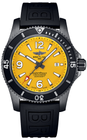 Breitling Superocean Automatic 46 Black Steel DLC-Coated Stainless Steel - Yellow M17368D71I1S1