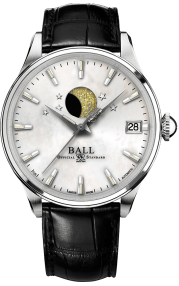 Ball Trainmaster Moon Phase Ladies NL3082D-LLJ-WH