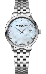 Raymond Weil Toccata Ladies White Mother-of-Pearl Diamond Quartz Watch 5985-ST-97081