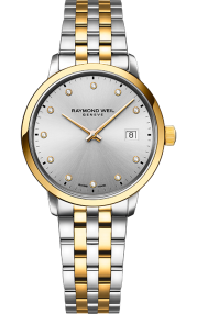 Raymond Weil Toccata Ladies Quartz Two-tone Gold 11 Diamond Watch 5985-STP-65081